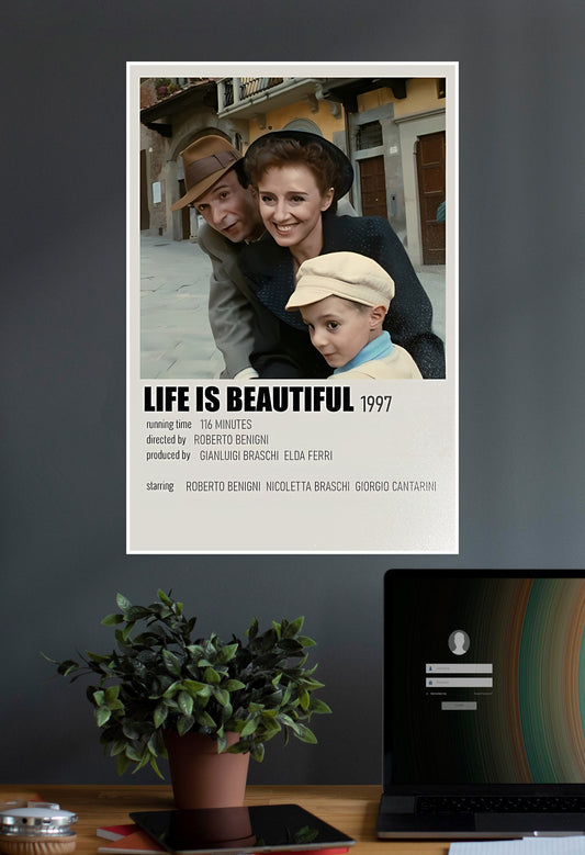 Life Is Beautiful | Movie Card | Roberto Benigni | Movie Poster