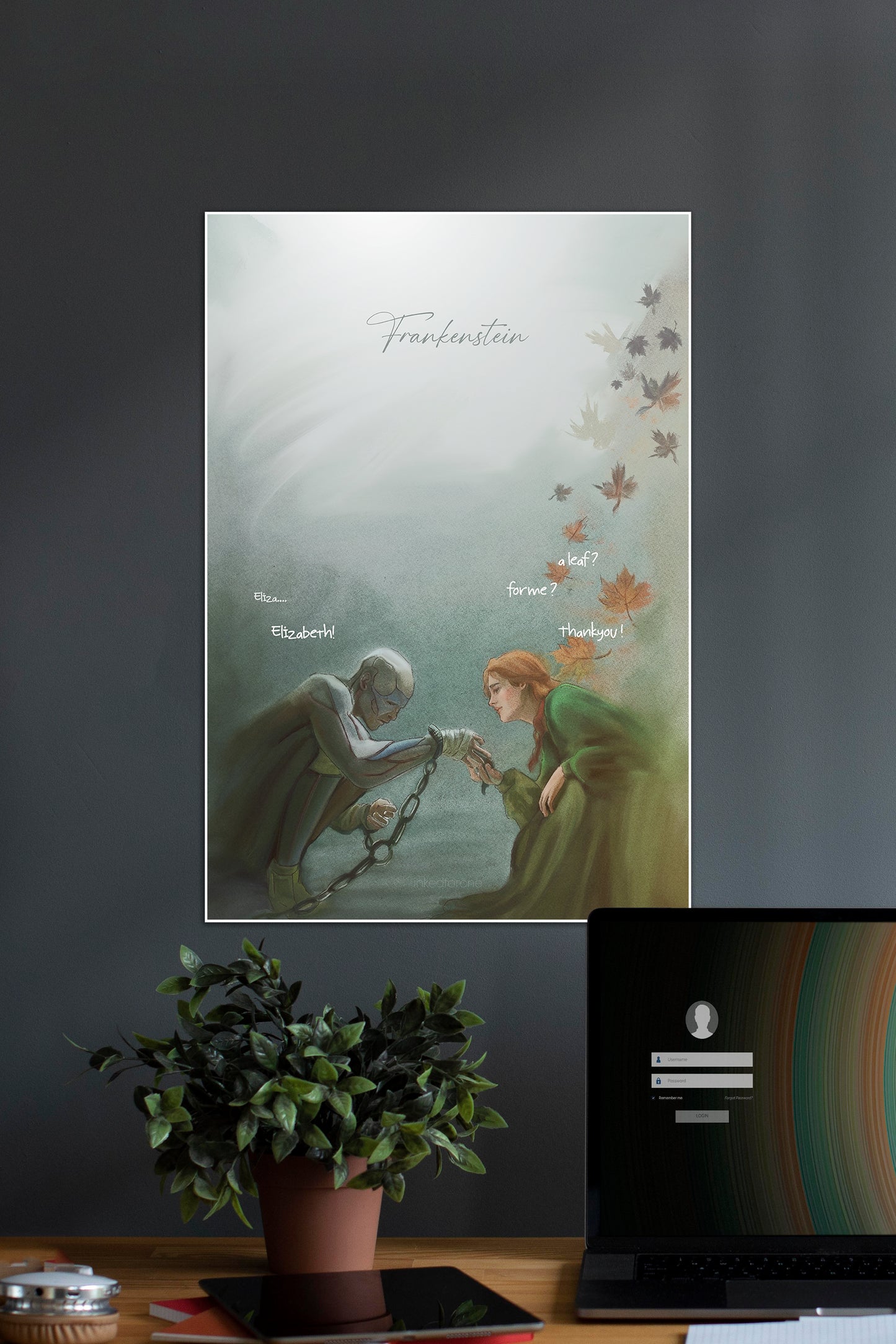 A leaf | Frankenstein Art Poster | Movie Poster