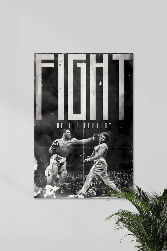 Fight of the Century | Boxing Champions | Gym Poster