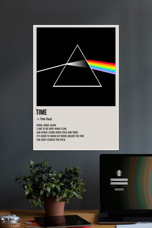 Time | Pink Floyd | Music Card | Music Artist Poster