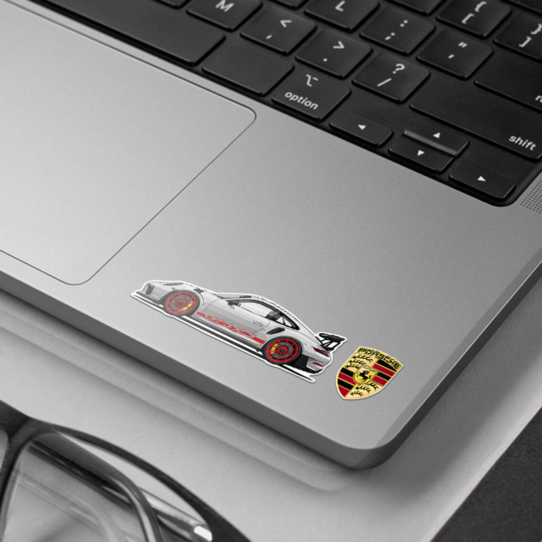 Porsche Car Stickers #01 | Stickerized | 5 Stickers