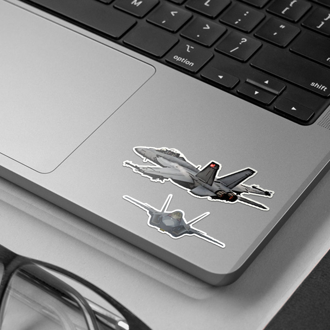 Fighter Jet #01 | Stickerized | 5 Stickers