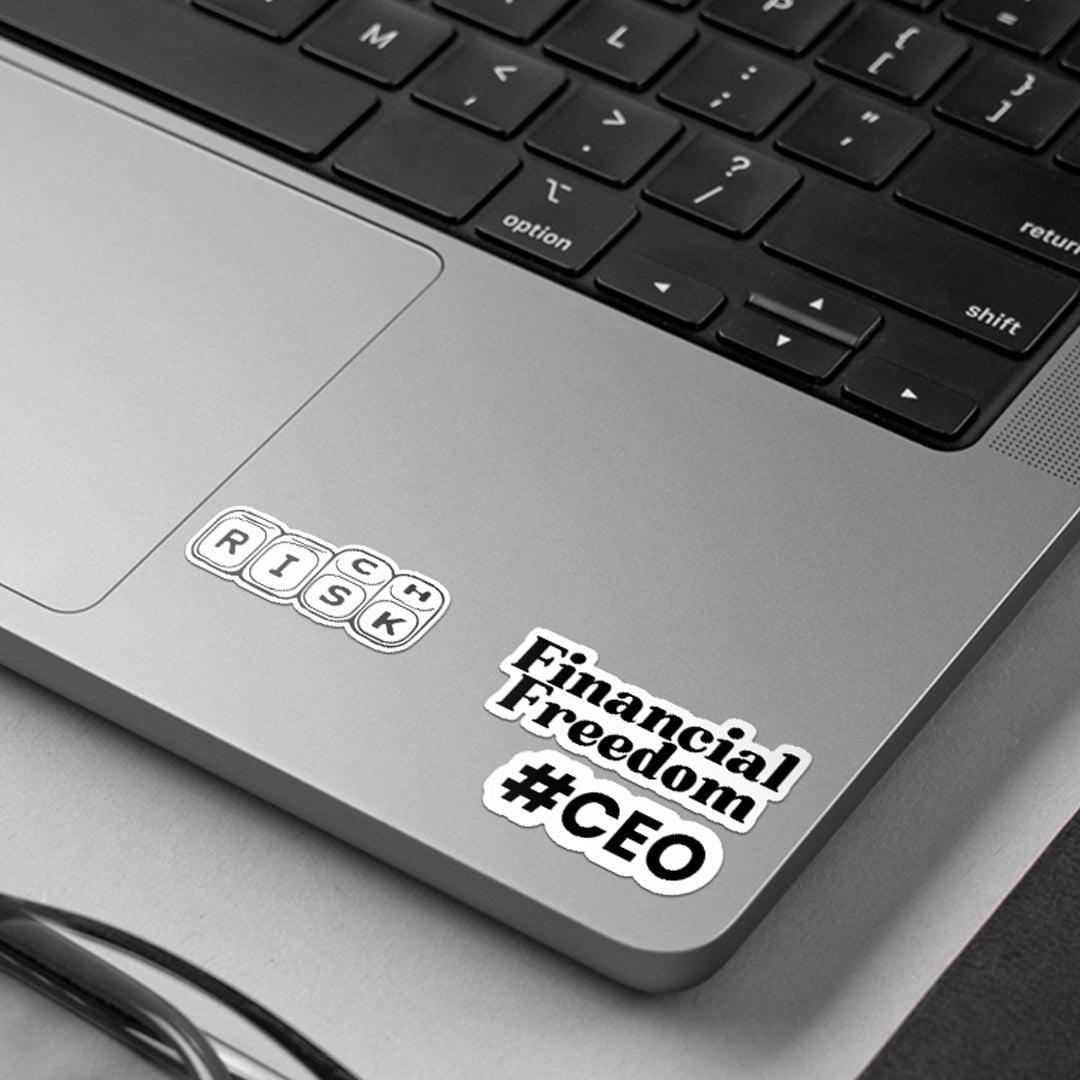 I Am Rich | Money Aesthetic | Stickerized | 10 Stickers