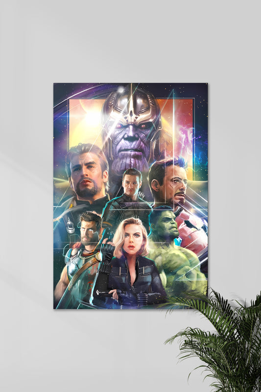 Original Six x Thanos | Avengers | MCU | Movie Poster