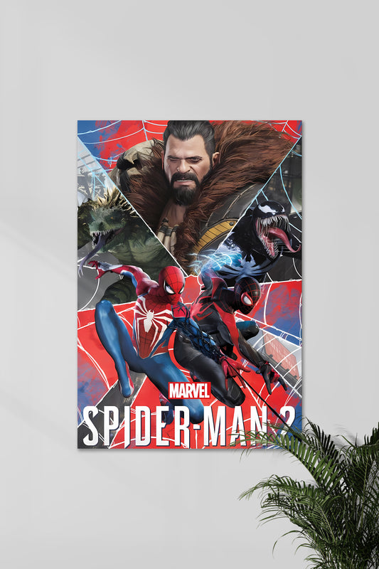 PLAYSTATION SPIDERMAN 2 #01 | COVER ART | GAME POSTERS