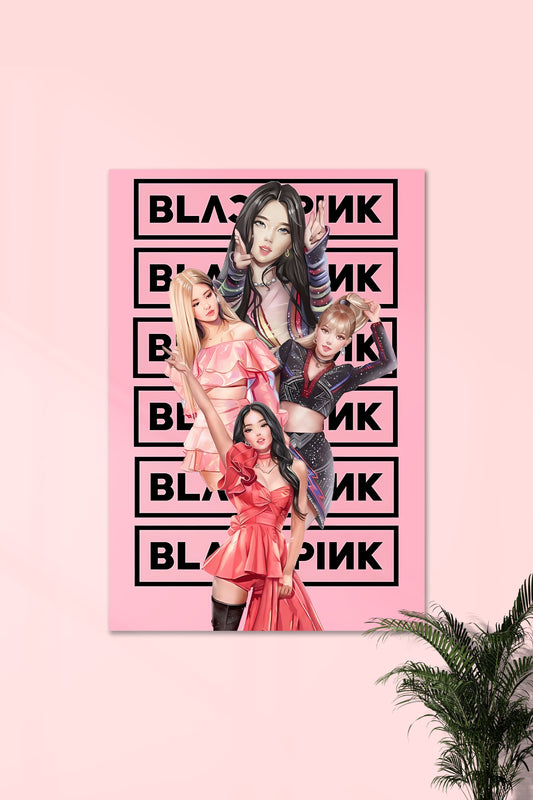 Dynamic Black Pink | Black Pink #00 | K POP Sensation Poster