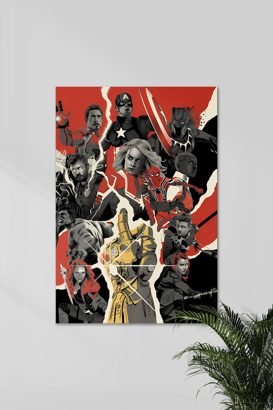 Thanos Snap | Endgame| MCU | Movie Poster
