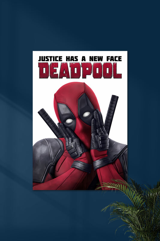 Justice has a New Face | Deadpool | MCU | Movie Poster