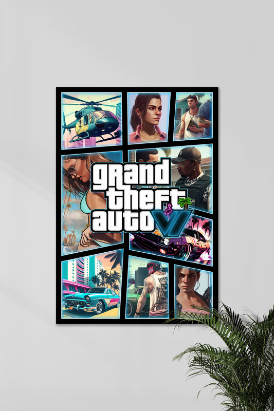 Grand Theft Auto VI | GTA #08 | GAME POSTERS