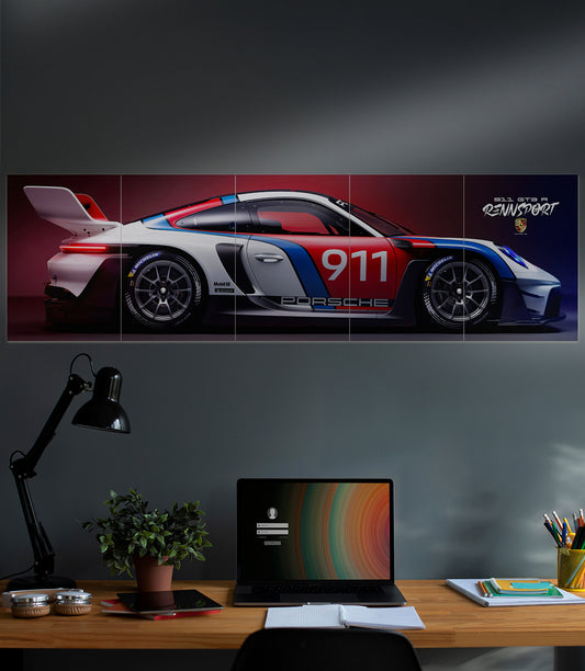 Porsche 911 GT3 RENNSPORT #01 | CAR SET | 5 Piece Set