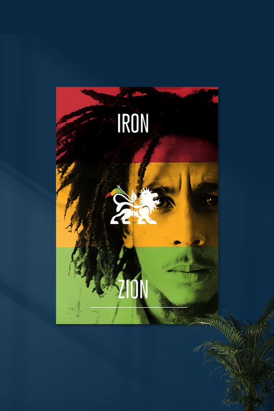 Bob Marely | Iron x Zion | Music Artist Poster