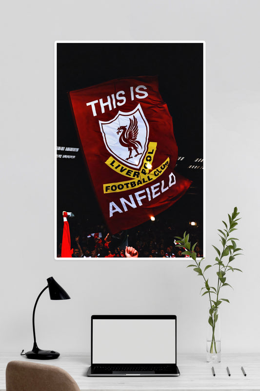 The Reds on Anfield Stadium | Liverpool | FootBall Poster