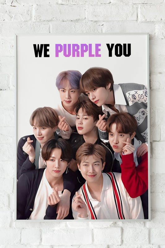 BTS We Purple You Poster