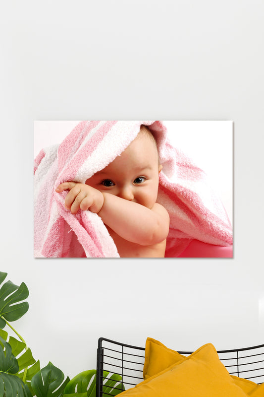 Cute Baby Hiding | Poster