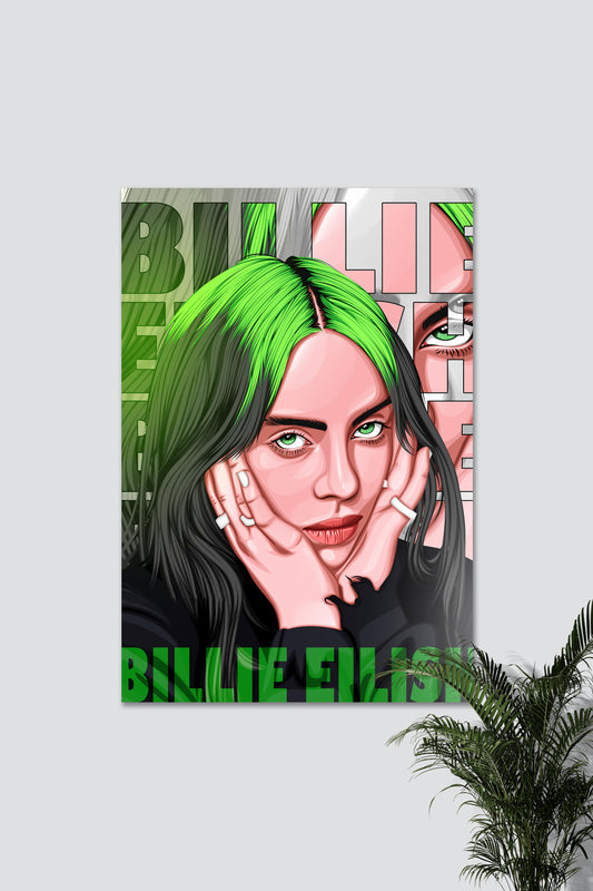 Billie Eilish #00 | Billie Eilish Fan Art | Music Artist Poster