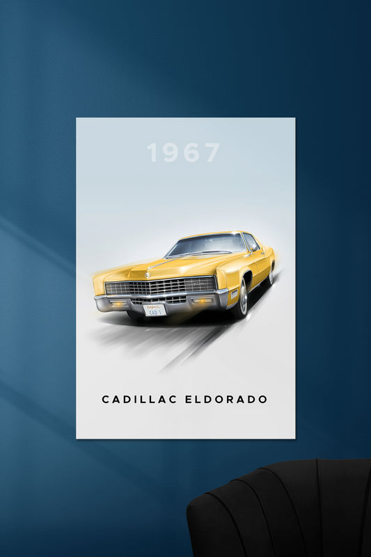 CADILLAC ELDORADO | VINTAGE CAR #1 | CAR POSTERS