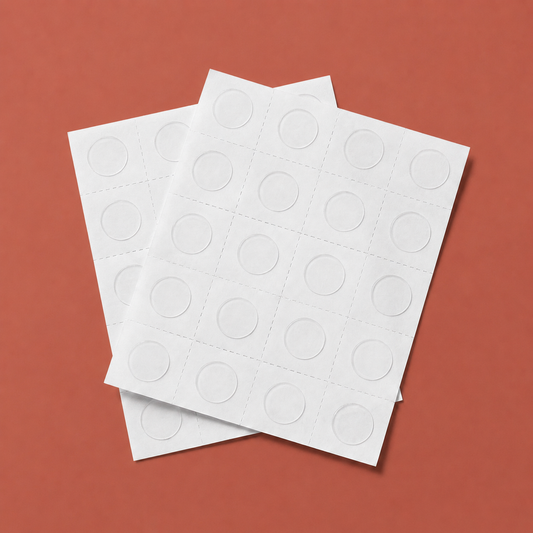 Glue Dots (500 Clear Adhesive Dots) | Double Sided Mounting