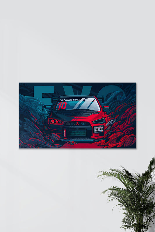EVO | VECTOR STYLE CARS #01 | CAR POSTERS