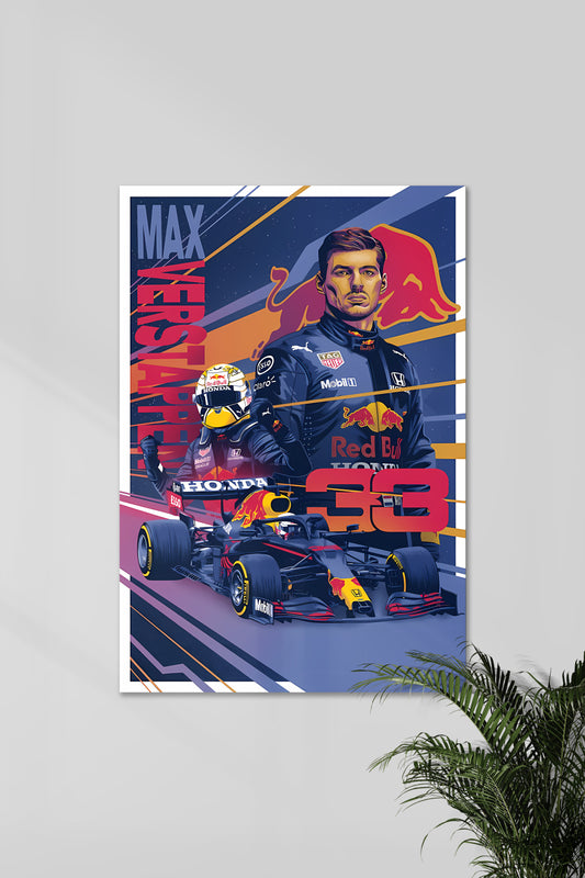 Max Verstappen | Formula One RED BULL | F1 POSTERS