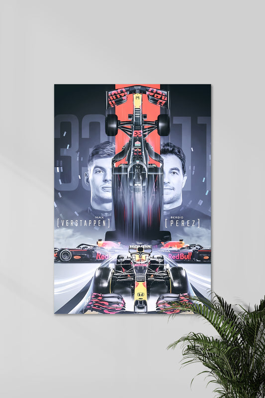 Max Verstappen vs Sergio Perez | Formula One | F1 POSTERS
