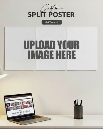 3-piece split posters