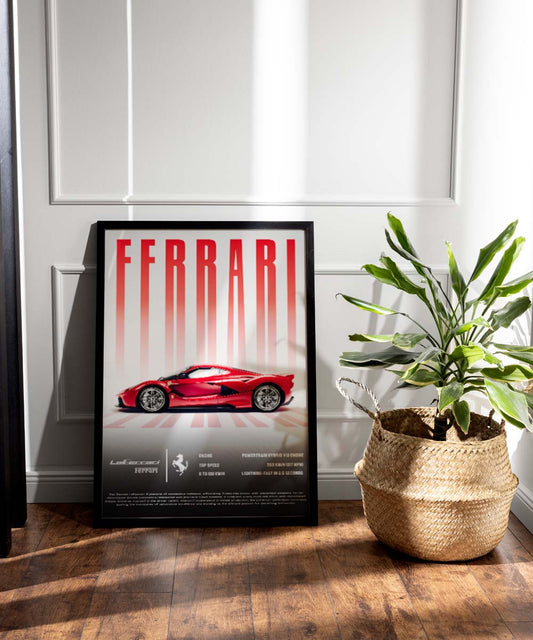 The Ferrari LaFerrari #01 CAR FRAME