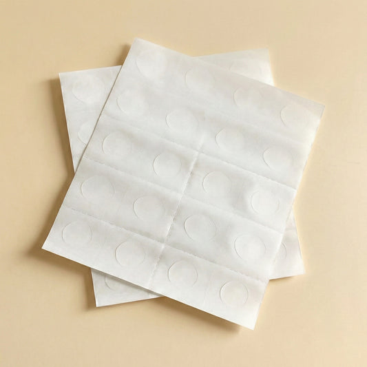 Glue Dots (100 Clear Adhesive Dots) | Double Sided Mounting Stickers