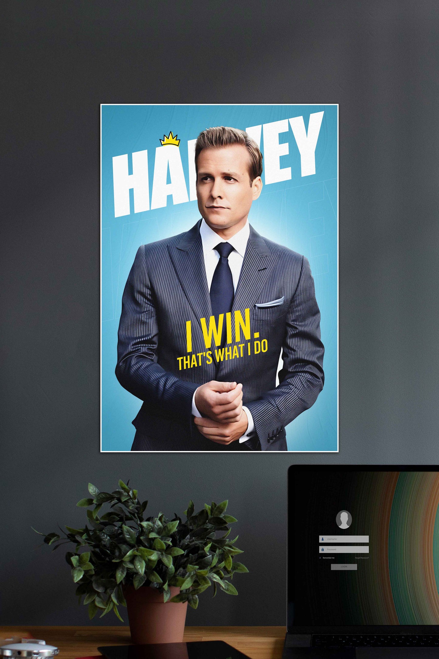 I Win thats what i DO x Harvey Specter | SUITS | Series Poster