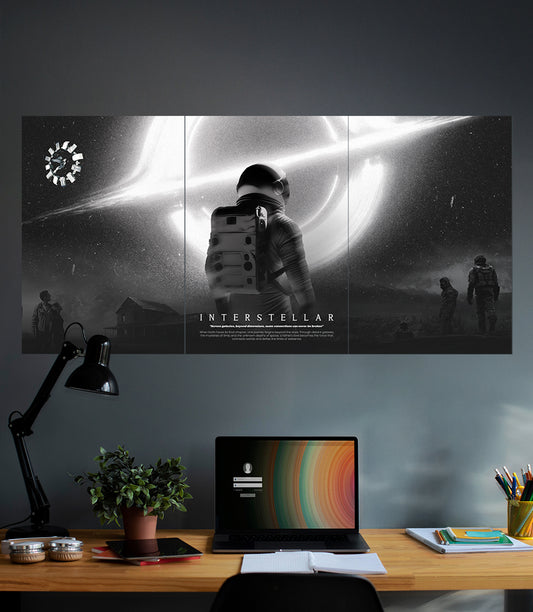 Interstellar | Mankind was born on Earth | Movie | 3 Piece Set
