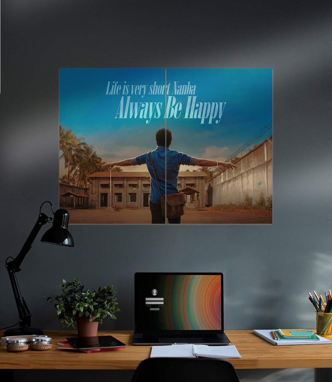 JD Sayings x Thalapathy Vijay MASTER Movie Poster | 2 Piece Set