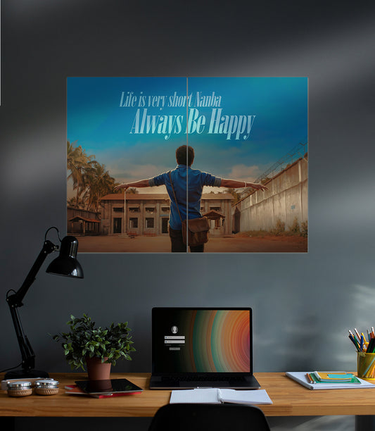 JD Sayings x Thalapathy Vijay MASTER Movie Poster | 2 Piece Set