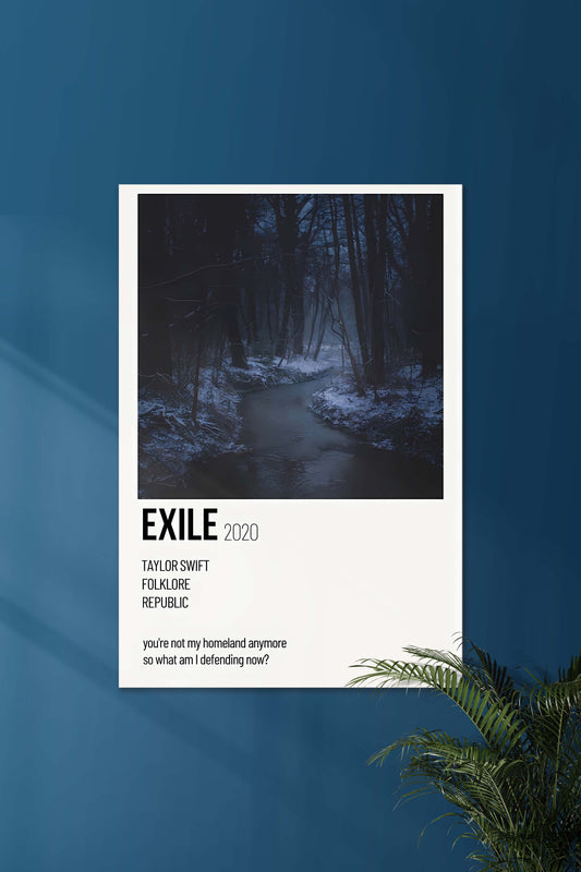 Exile x Taylor Swift | Music Card | Music Artist Poster
