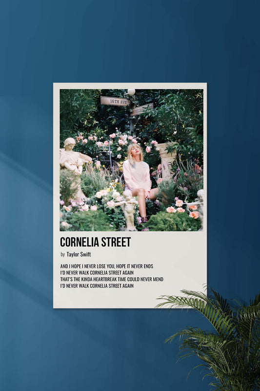 Cornelia Street x Taylor Swift | Music Card | Music Artist Poster