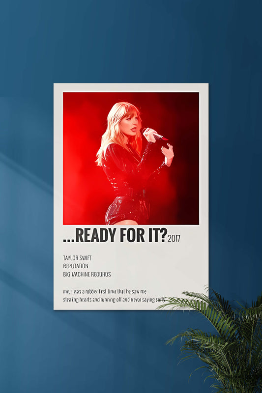 Ready for It x Taylor Swift | Music Card | Music Artist Poster