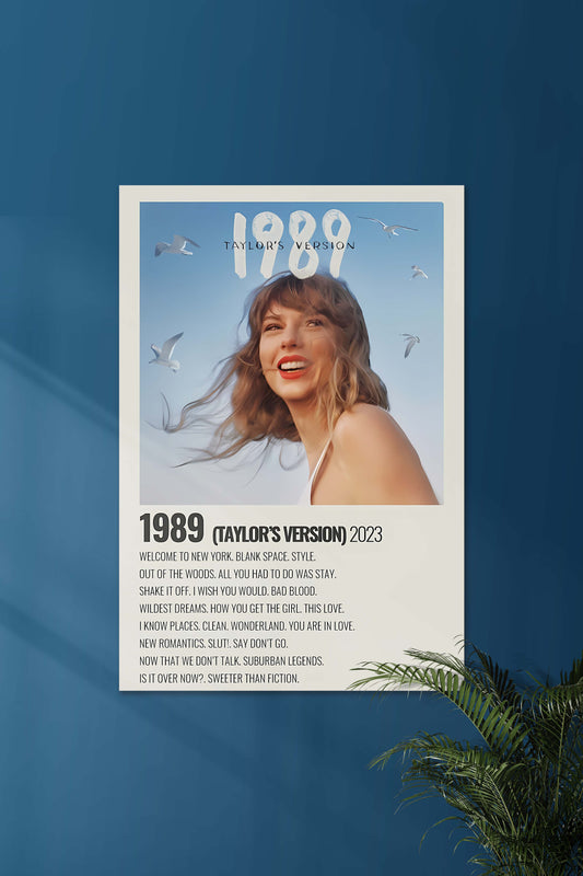 1989 x Taylor Swift 2023 | Music Card | Music Artist Poster