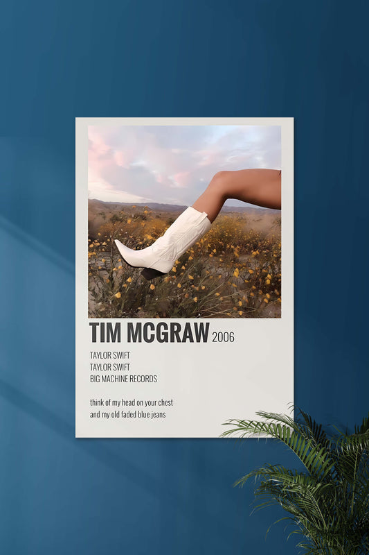 Tim McGraw x Taylor Swift | Music Card | Music Artist Poster