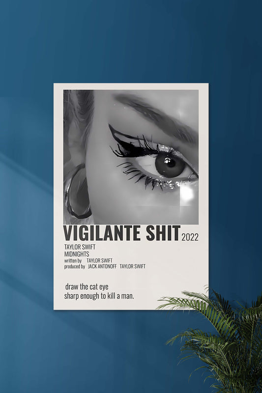 Vigilante Shit  x Taylor Swift | Music Card | Music Artist Poster