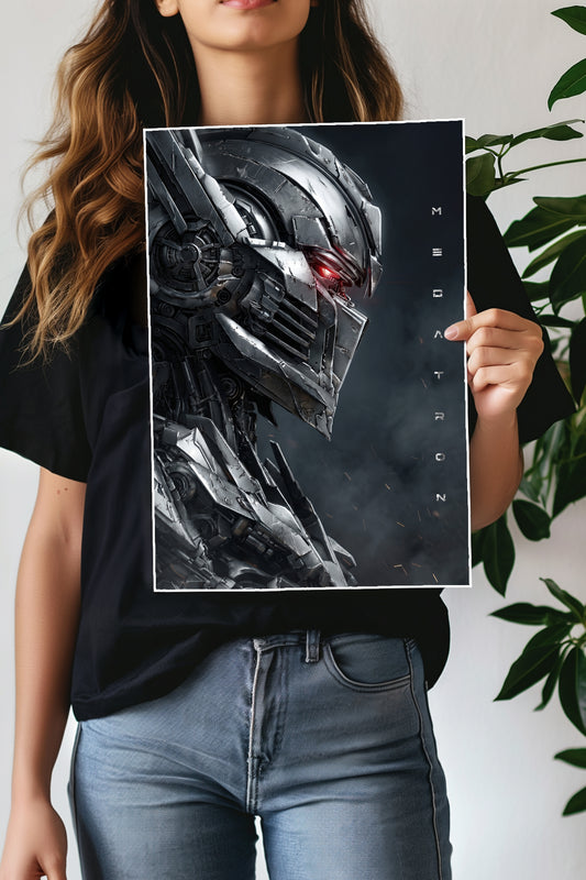 Megatron Cybernetic | Transformers Dark SciFi | Movie Poster