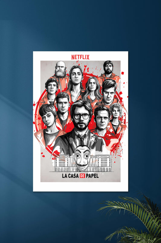 Money Heist | Money Heist #01 | Netflix | Series Poster