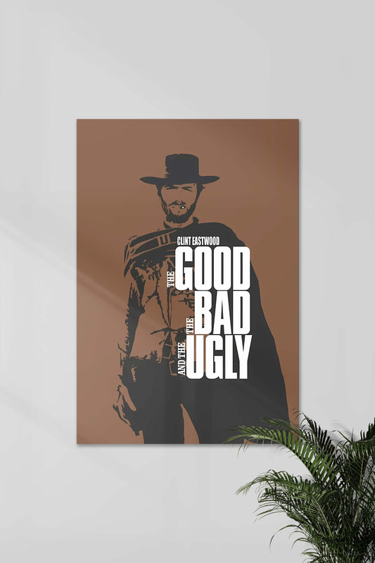 The Good the Bad and the Ugly | Clint Eastwood | Cult Movies Poster