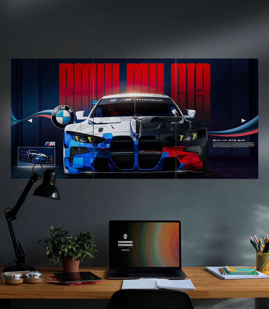 BMW M4 GT3 EVO| BMW | Car Set | 3 Piece Set