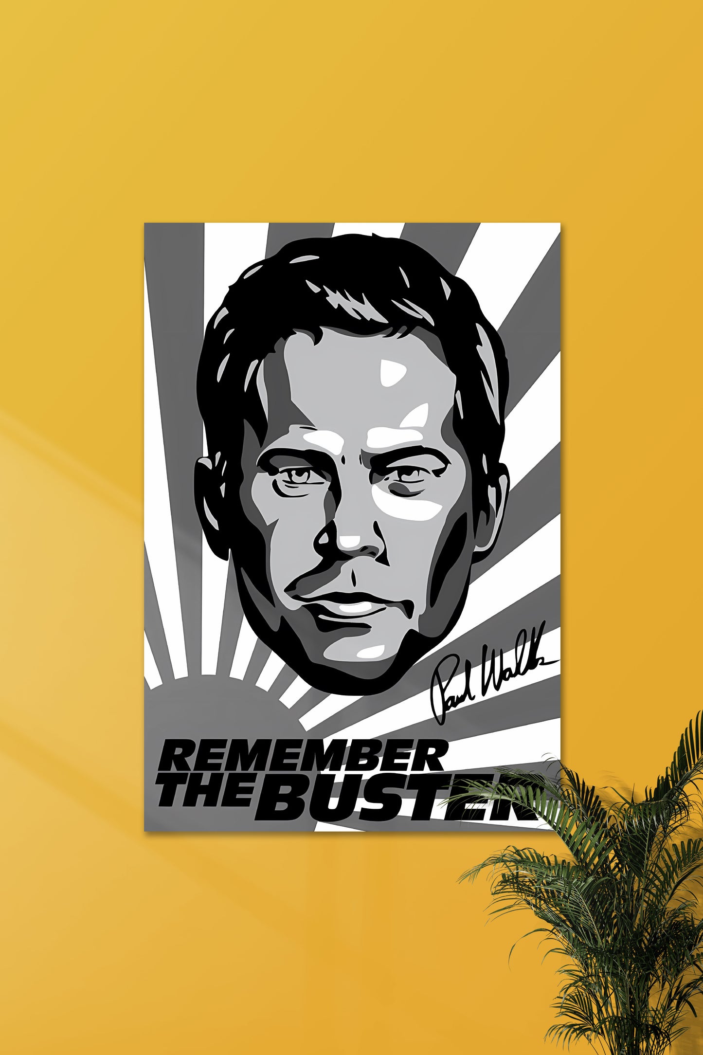 Paul Walker #02 | Brian O'Conner x Paul Walker | Celebrities Poster