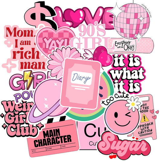 Pink Aesthetics #01 | Stickerized | 20 Stickers