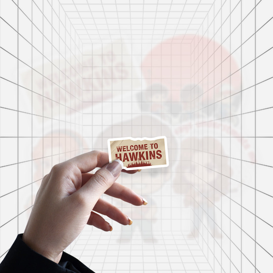 Welcome to Hawkins | Stranger Things #01 | Stickerized | 5 Stickers