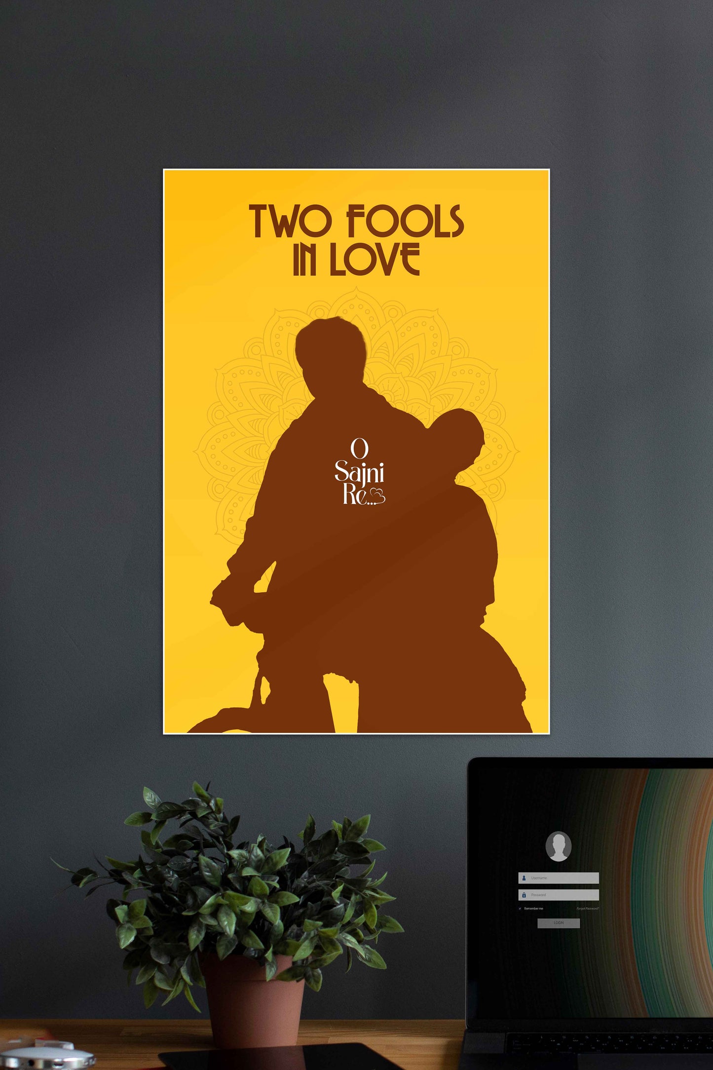 O Sajni Re x Two Fools in LOVE | Laapataa Ladies | Bollywood Movie Poster