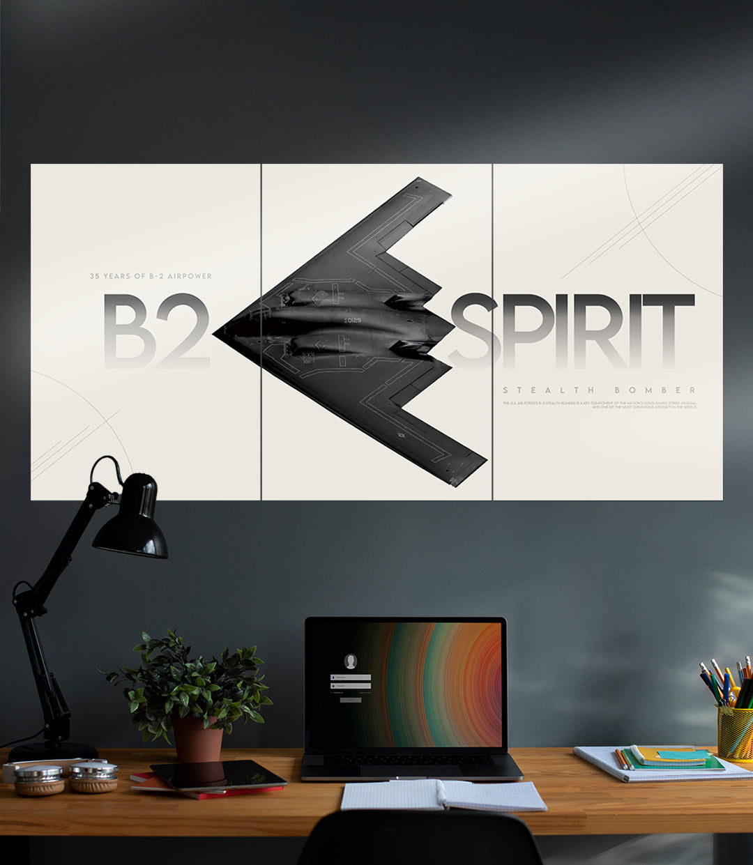 Stealth Bomber B2 Spirit | Fighter Jet | 3 Piece Set