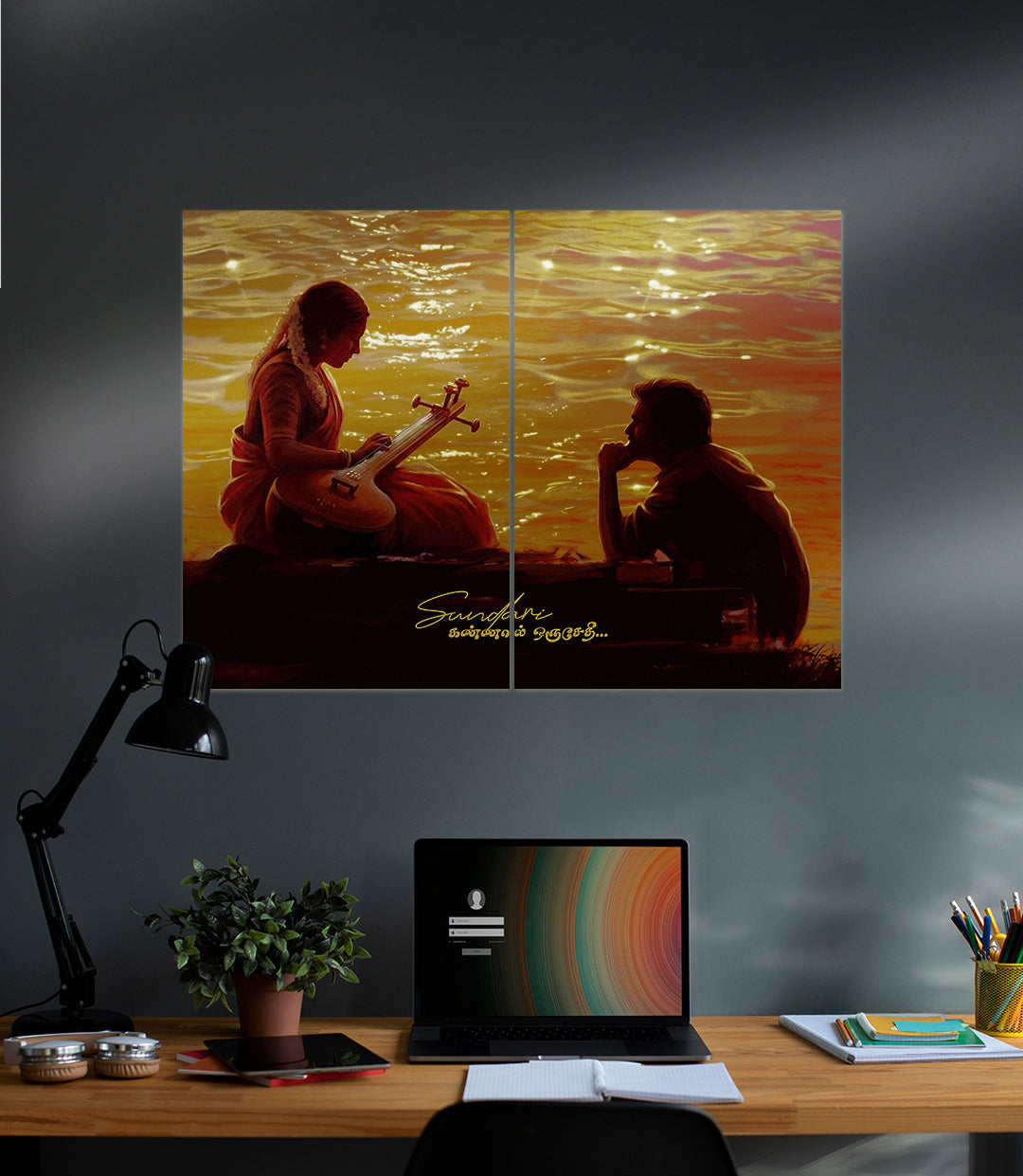 Sundari Kannaal Oru Sethi | Movie Poster | 2 Piece Set