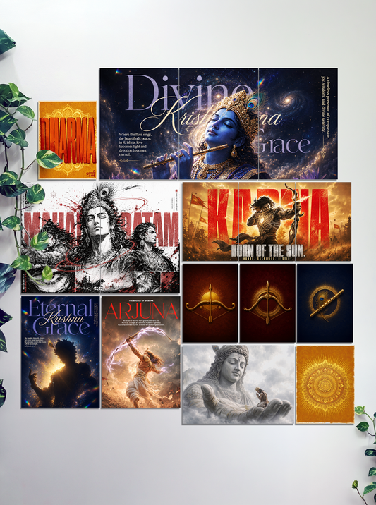 Dharma & Destiny | Wall Setup Pack | 16 Piece A4 A3 Mix Pack