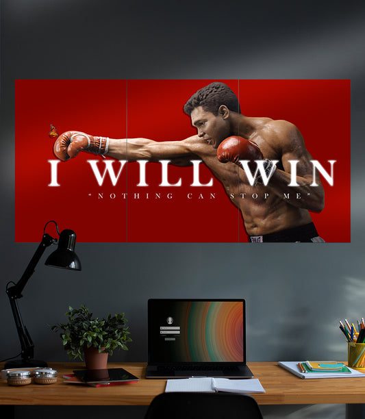 I Will Win | Muhammad Ali | 3 Piece Set