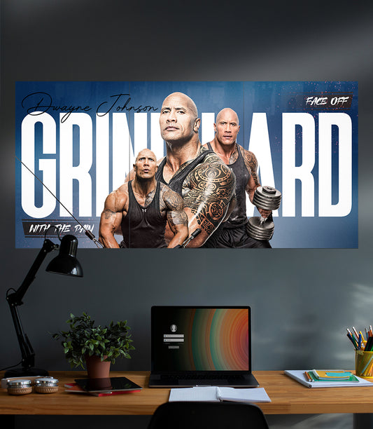 Grind Hard X Dwayne Johnson | Motivation | 3 Piece Set